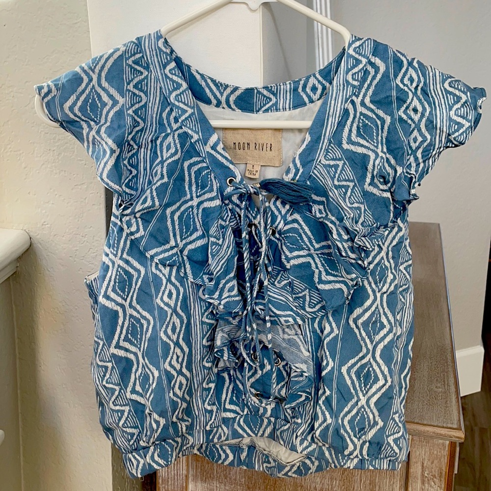 Trendy Tribal Crop Top